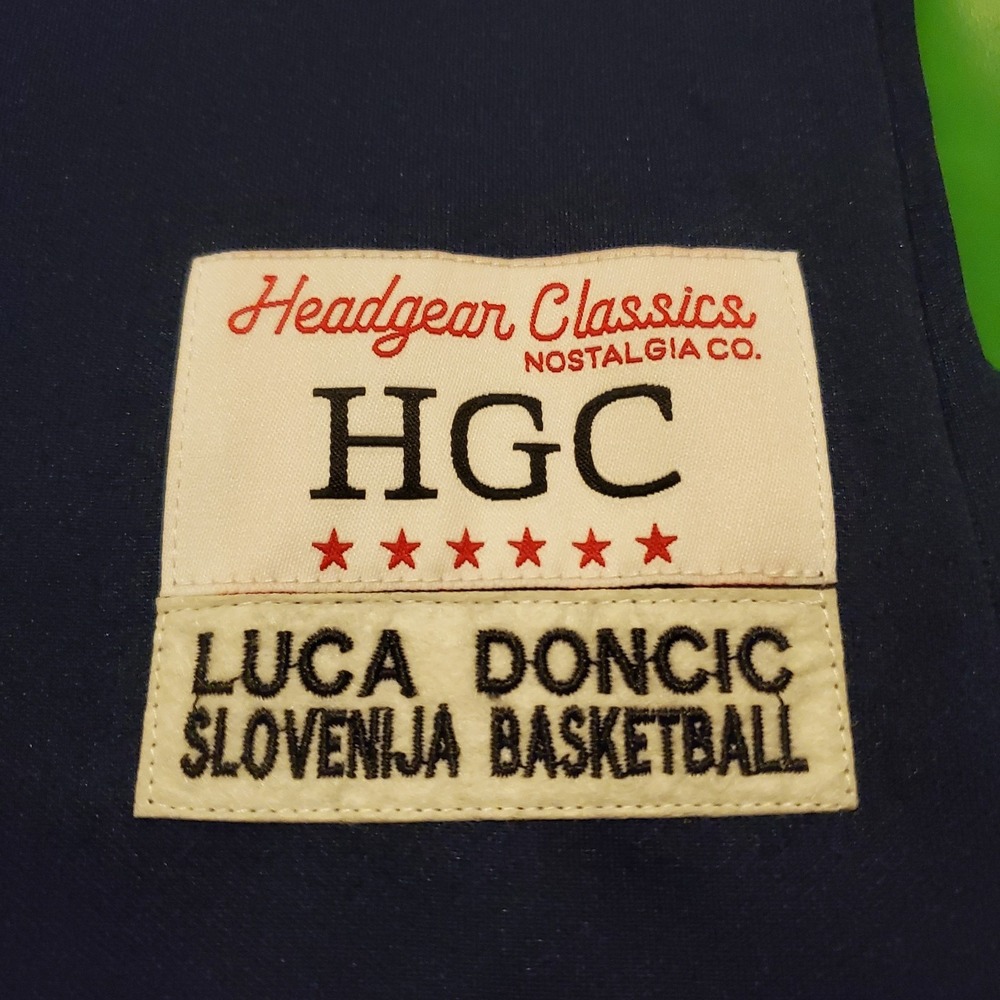 Luka Doncic Jersey 77 Slovenija National Basketball Small Headgear  Classics HGC - Picture 3 of 8